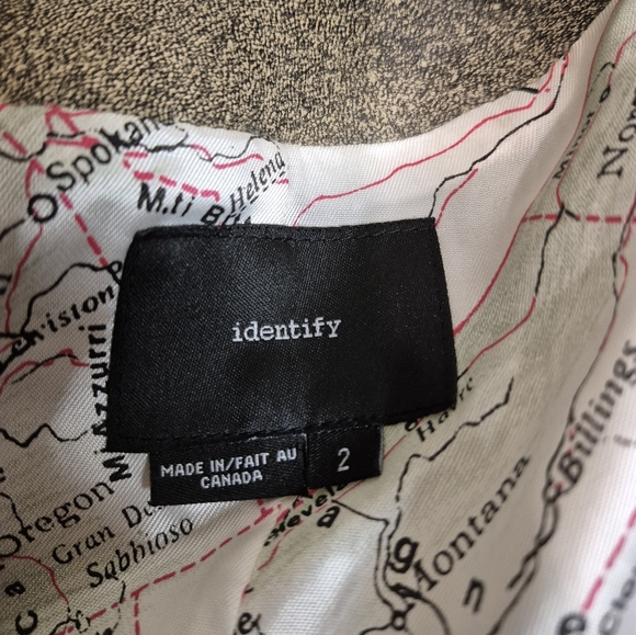 Distressed look Tan Leather Jacket with Map Lining 😍 Cool 😎 Jacket - Picture 7 of 9